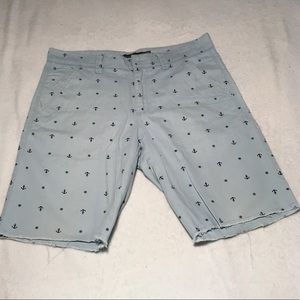 Hawkings McGill anchor print shorts